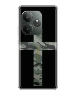 Чехол для Realme GT 6 с картинкой «Милитари Крест»