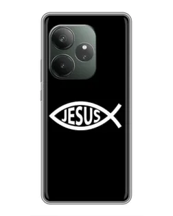 Чехол для Realme GT 6 с картинкой «Классический Jesus»