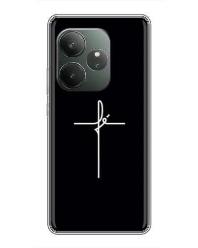 Чехол для Realme GT 6 с картинкой «Тонкий крест» Чехол для Realme GT 6 с картинкой «Тонкий крест»