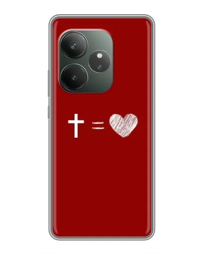 Чехол для Realme GT 6 с картинкой «Уравнение любви» Чехол для Realme GT 6 с картинкой «Уравнение любви»
