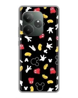 Чохол для Realme GT 6 з картинкою «Графічний принт лапок»