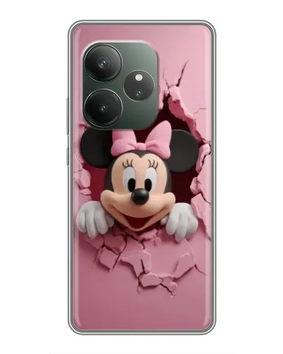 Чохол для Realme GT 6 з картинкою «Мінні крізь стіну»