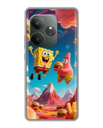 Чохол для Realme GT 6 з картинкою «Космічний фастфуд» Чохол для Realme GT 6 з картинкою «Космічний фастфуд»