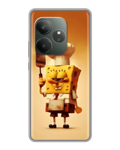 Чохол для Realme GT 6 з картинкою «Губка Боб кухар» Чохол для Realme GT 6 з картинкою «Губка Боб кухар»