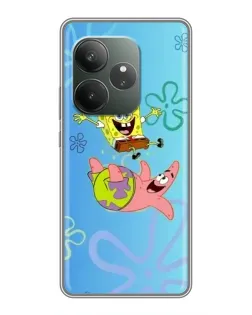 Чохол для Realme GT 6 з картинкою «Спанч Боб та Патрік»