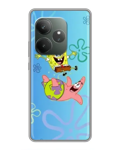 Чохол для Realme GT 6 з картинкою «Спанч Боб та Патрік» Чохол для Realme GT 6 з картинкою «Спанч Боб та Патрік»