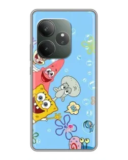 Чохол для Realme GT 6 з картинкою «Веселі бульбашки»