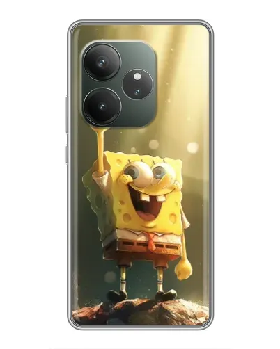 Чохол для Realme GT 6 з картинкою «Сяючий Спанч Боб» Чохол для Realme GT 6 з картинкою «Сяючий Спанч Боб»