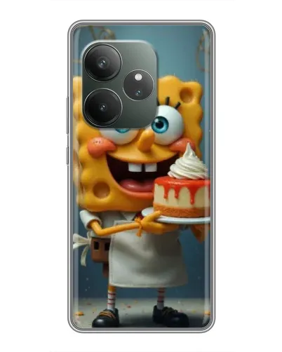 Чохол для Realme GT 6 з картинкою «Кухар Спанч Боб» Чохол для Realme GT 6 з картинкою «Кухар Спанч Боб»