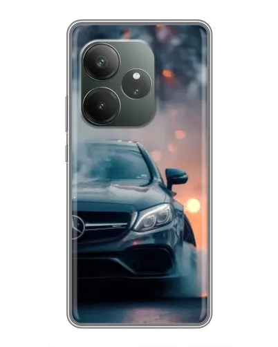 Чохол для Realme GT 6 з картинкою «Mercedes — нічне місто»