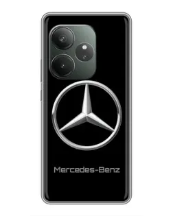 Чохол для Realme GT 6 з картинкою «Mercedes Silver Logo»