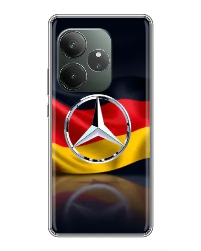 Чохол для Realme GT 6 з картинкою «Mercedes — прапор Німеччини»