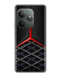 Чохол для Realme GT 6 з картинкою «Mercedes Carbon Grid»