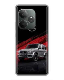Чохол для Realme GT 6 з картинкою «Mercedes G-Class червоний»