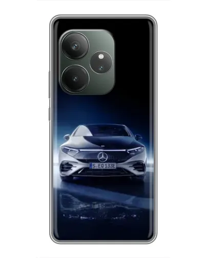 Чохол для Realme GT 6 з картинкою «Нічний Mercedes EQ»