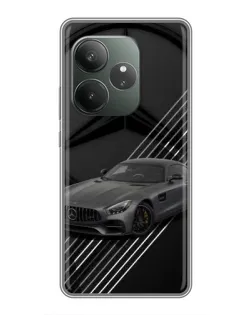 Чохол для Realme GT 6 з картинкою «Mercedes AMG — графіка»