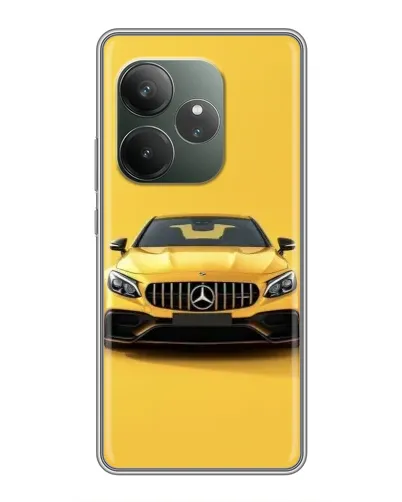 Чохол для Realme GT 6 з картинкою «Жовтий Mercedes GT»