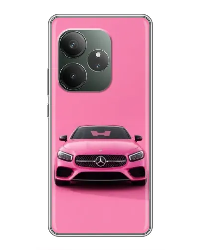 Чохол для Realme GT 6 з картинкою «Рожевий Mercedes AMG»