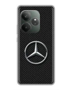 Чохол для Realme GT 6 з картинкою «Карбоновий Mercedes стиль»