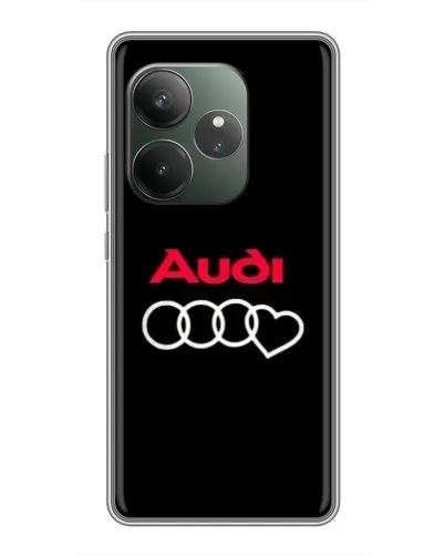 Чохол для Realme GT 6 з картинкою «Логотип Audi Heart»