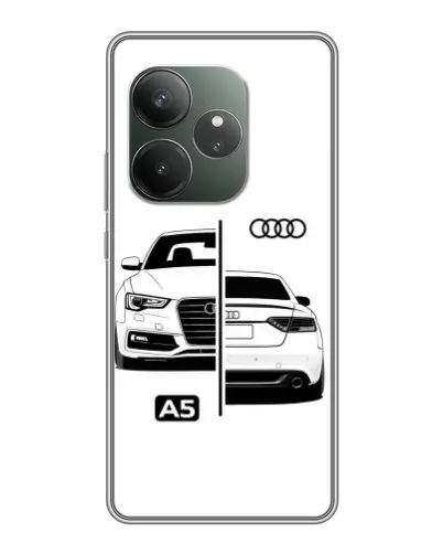 Чохол для Realme GT 6 з картинкою «Audi — контрастний дизайн»