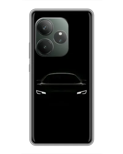 Чохол для Realme GT 6 з картинкою «Погляд Audi у темряві»