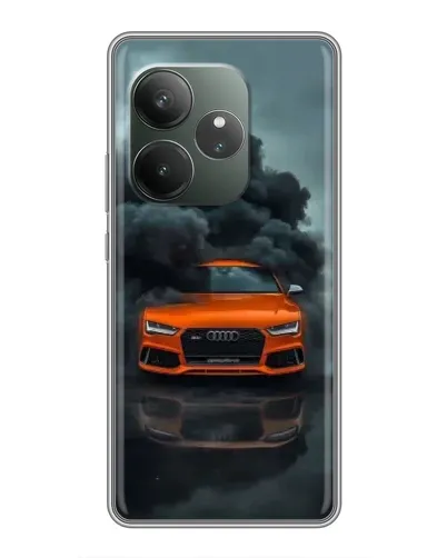 Чохол для Realme GT 6 з картинкою «Audi у хмарах диму»