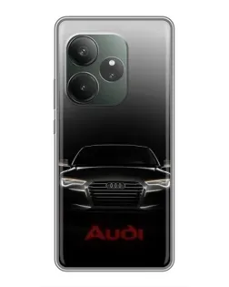 Чохол для Realme GT 6 з картинкою «Audi — градієнтний контур»