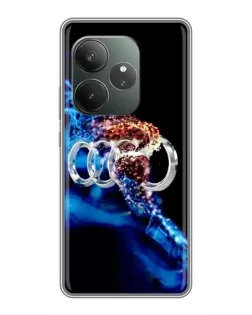 Чохол для Realme GT 6 з картинкою «Енергія лого Audi»
