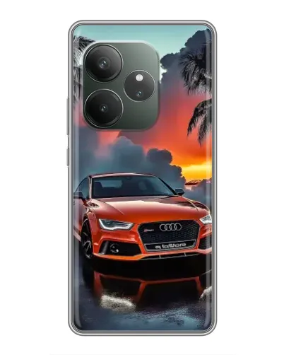 Чохол для Realme GT 6 з картинкою «Audi — захід сонця»
