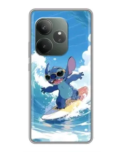 Чохол для Realme GT 6 з картинкою «Стіч на хвилі»