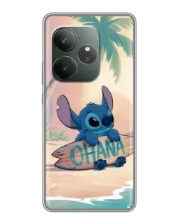 Чохол для Realme GT 6 з картинкою «Стіч на серфі»