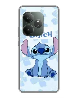 Чохол для Realme GT 6 з картинкою «Stitch серед квітів»