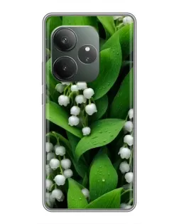 Чехол для Realme GT 6 с картинкой «Ландыши в зелени» Чехол для Realme GT 6 с картинкой «Ландыши в зелени»