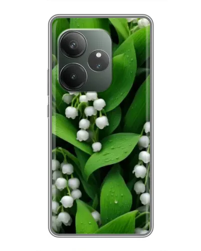 Чехол для Realme GT 6 с картинкой «Ландыши в зелени» Чехол для Realme GT 6 с картинкой «Ландыши в зелени»