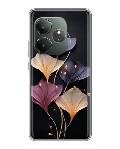 Чехол для Realme GT 6 с картинкой «Лиловые цветы грации» Чехол для Realme GT 6 с картинкой «Лиловые цветы грации»