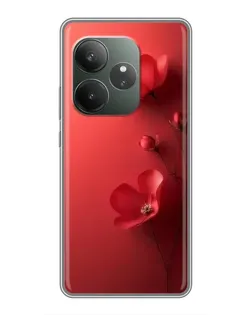 Чехол для Realme GT 6 с картинкой «Маковые соцветия» Чехол для Realme GT 6 с картинкой «Маковые соцветия»