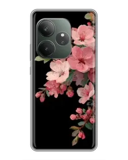 Чехол для Realme GT 6 с картинкой «Розовая ветка сакуры» Чехол для Realme GT 6 с картинкой «Розовая ветка сакуры»
