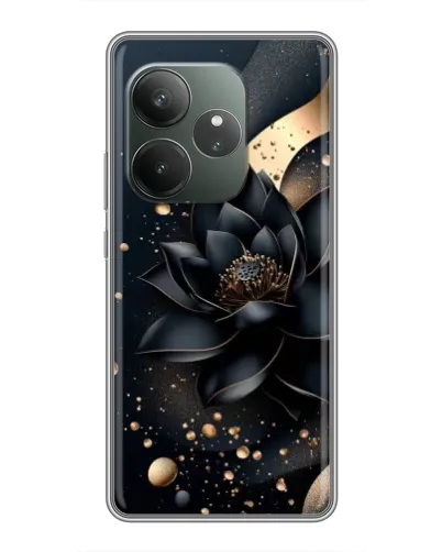Чехол для Realme GT 6 с картинкой «Черный лотос» Чехол для Realme GT 6 с картинкой «Черный лотос»
