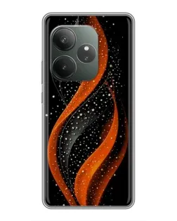 Чехол для Realme GT 6 с картинкой «Огненная звездная волна» Чехол для Realme GT 6 с картинкой «Огненная звездная волна»