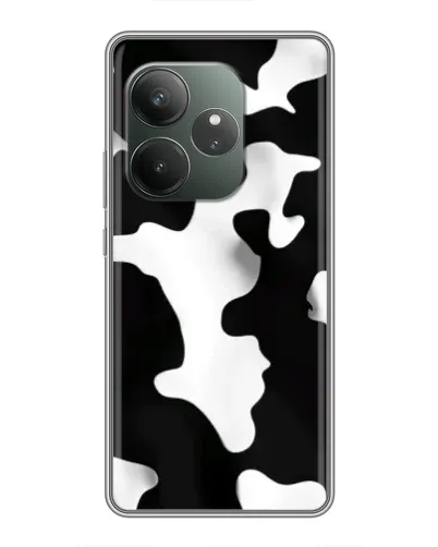 Чехол для Realme GT 6 с картинкой «Черно-белое пятно»
