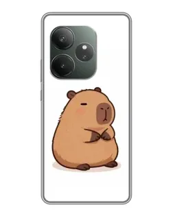 Чохол для Realme GT 6 з картинкою «Товстенька капібара»