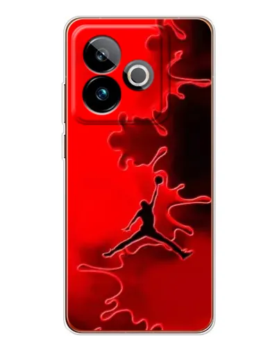 Чехол для Realme GT 7 с картинкой «Jordan Red Smoke»