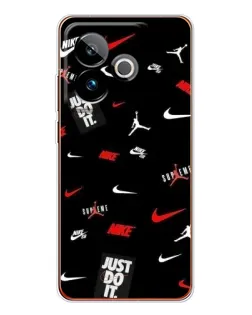 Чехол для Realme GT 7 с картинкой «Nike Mix Pattern»