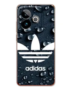 Чехол для Realme GT 7 с картинкой «Adidas Trefoil Blue»