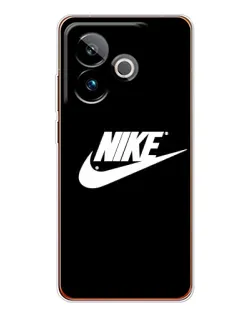 Чехол для Realme GT 7 с картинкой «Мазки краски Nike»