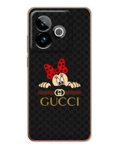 Чехол для Realme GT 7 с картинкой «Минни Маус Gucci — черный» Чехол для Realme GT 7 с картинкой «Минни Маус Gucci — черный»