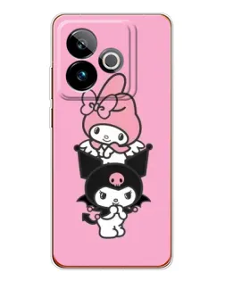 Чохол для Realme GT 7 з картинкою «My Melody та Kuromi» Чохол для Realme GT 7 з картинкою «My Melody та Kuromi»