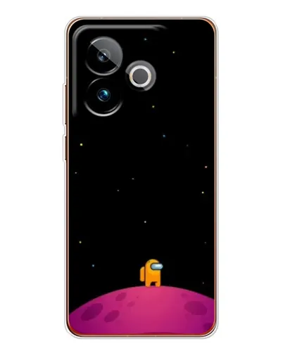Чохол для Realme GT 7 з картинкою «Самотній герой на планеті»