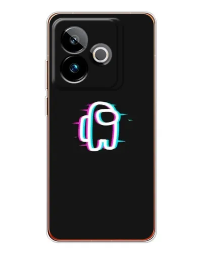 Чохол для Realme GT 7 з картинкою «Among Us неон»